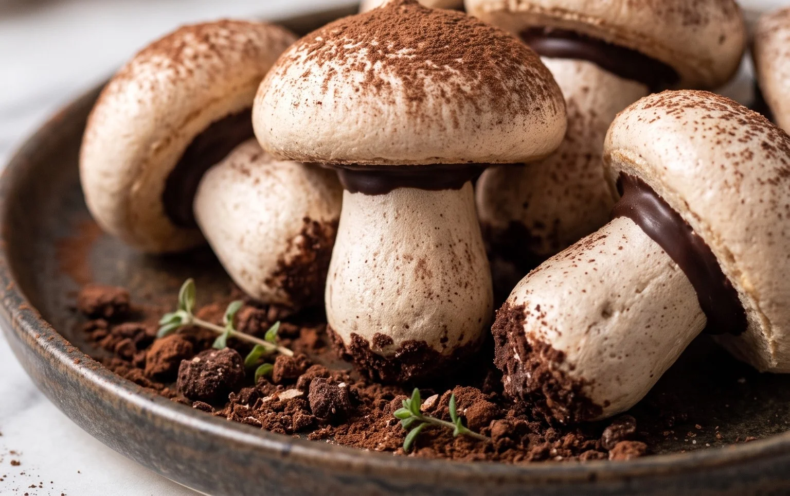 Meringue Mushrooms 