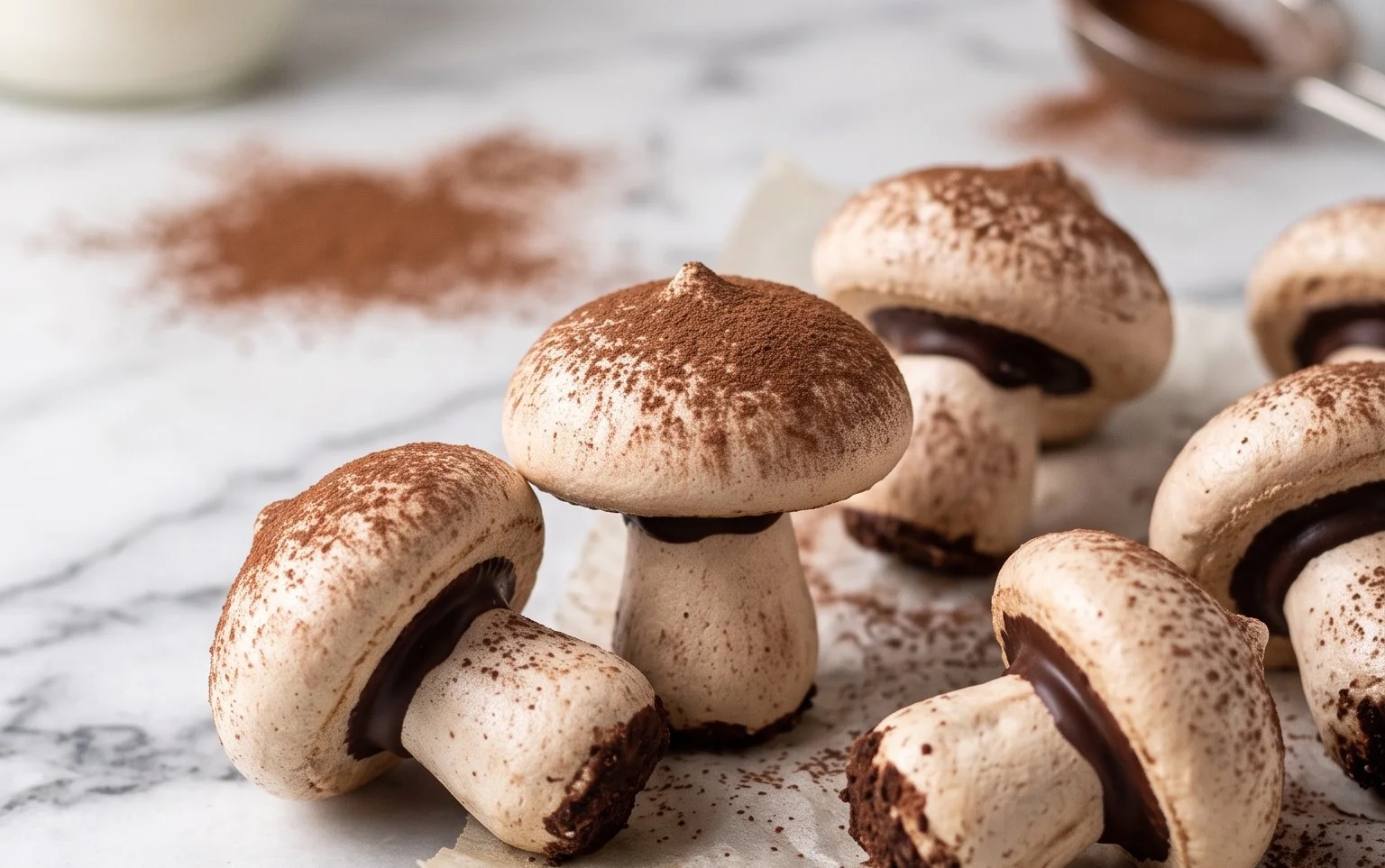 Champignons Meringués : Recette Déco Facile