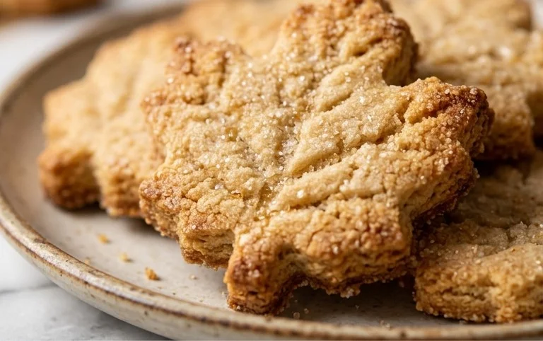 Maple Shortbread Cookies