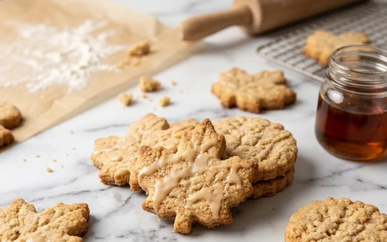 Maple Shortbread Cookies