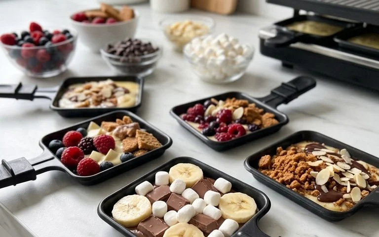7 Desserts Raclette Sucrés avec 9 Ingrédients