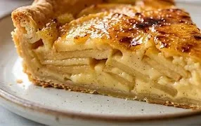 Tarte aux pommes faÃ§on crÃ¨me brÃ»lÃ©e